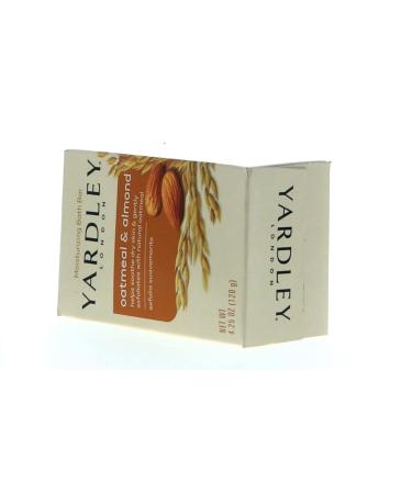 Yardley London Oatmeal and Almond Moisturizing Bath Bar 4.0 oz. (Pack of 24) - Natural Skincare Choice - Buy Online on GoSupps.com
