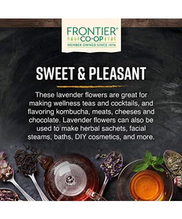 Buy Frontier Co-op Organic Lavender Flowers 2.72 oz - Natural Aroma & Herbal Benefits - Buy Online on GoSupps.com