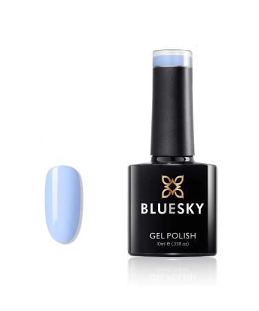 Bluesky BLUE Light Baby Blue 80596 Creekside Pastel BLUE Nail Gel Polish UV LED Soak Off 10ml