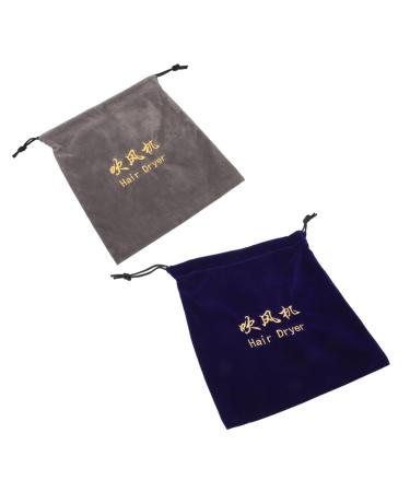 FOMIYES 10 Pcs Storage Bag Blow Dryer Stand Blow Dryer for Curly Hair Curl Blow Dryer Curl Hair Dryer Velvet