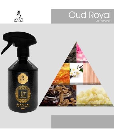 AYAT PERFUMES - Home Perfume Spray - Oriental Scents - 500 mL (Oudh Royal) - Buy Online on GoSupps.com