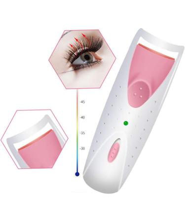 Eyelash Curler Electric Heated Eyelash Curler with Smart Silicone Heating Pads DIY Makeup Tool for Fast Making Curled Lash Styling - Set B - Buy Online on GoSupps.com