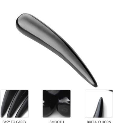 FOMIYES Foot Massage Device - GUA Sha Scraping Plate for Face & Body | Mini Neck Massager Tool | Spa & Home Use | 13x2cm Black - Buy Online on GoSupps.com