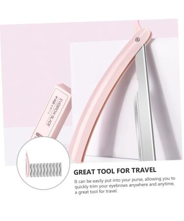 FOMIYES Folding Eyebrow Trimmer Set Stainless Steel Manscape & Body Razor for Men | Makeup Tool Kit - Buy Online on GoSupps.com