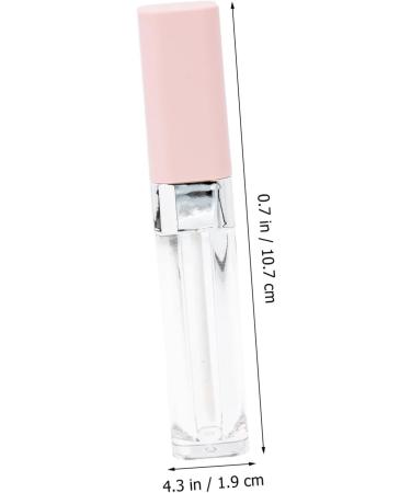 Healeved 6pcs Lip Gloss Empty Tube Clear Mascara DIY Lip Gloss Eyelash Cream Mascara Tube Lip Bottle Abs Pink 1 g (Pack of 1) Pink - Buy Online on GoSupps.com