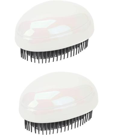2pcs Portable Scalp Massager - Cute Egg Shaped Hair Brush for Detangling | International Shipping - Buy Online on GoSupps.com