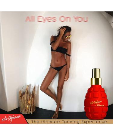 Eda Taspinar Tan Maximizer Bronzing Bomb, Limited Edition, More Than 1 Month Sunless Tan Extender Lotion Spray- Darker, Long Lasting, All Eyes On You! (200 ml/6.8 fl oz) 1 Pack - Buy Online on GoSupps.com