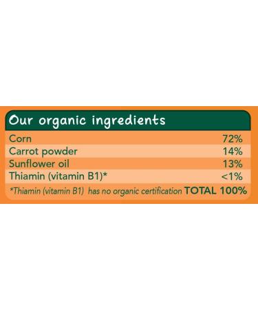 Organix Melty Carrot Puffs 20g - Organic Baby Snack - Buy Online on GoSupps.com