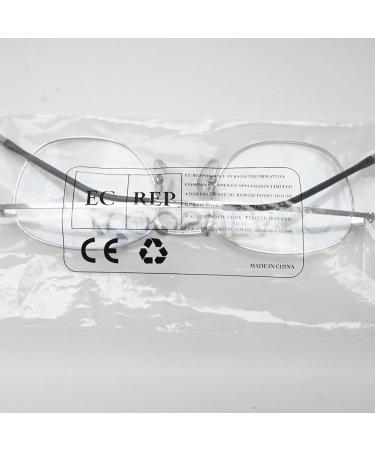 Buy Koosufa Progressive Reading Glasses for Men - Ultra Light Metal Frame Anti-Blue Light Multiple Strengths (1.0 to 4.0) | Fashionable Workplace Glasses - Buy Online on GoSupps.com