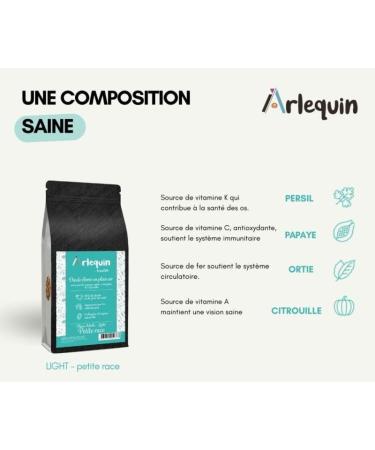 SUPERFOOD Small Breed Dog Croquette without CEREALS ARLEQUIN IRRESISTIBLE Light Free-range Turkey - Buy Online on GoSupps.com