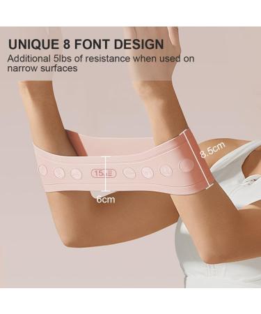 Buy Resistance Bands - Silicone Booty Bands for Home Fitness Stretching & Strength Training | Set of 4 for All Ages - Buy Online on GoSupps.com