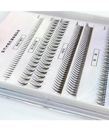 ICYCHEER Individual Eyelashes Upper and Lower with Mixed Tray Fairy Shape Fishtail Natural Grain Pre-fanned Long Volume Short - Buy Online on GoSupps.com