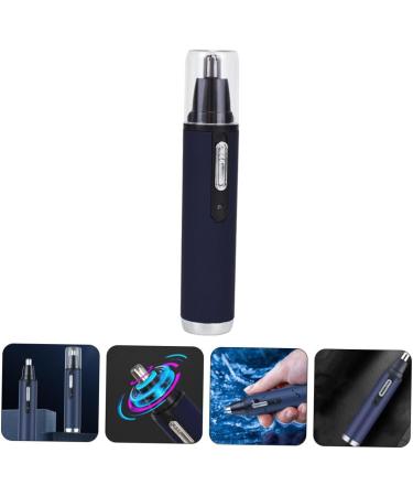 Housoutil Nose Hair Trimmer Set - Electric Hair Remover & Cleaner Tool for Ear & Nose Hair - Compact Personal Grooming 14x3x3CM - Blue - Buy Online on GoSupps.com