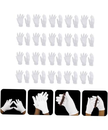 16 Pairs White Cotton Gloves Tool Gloves Black Cotton Gloves Warm Gloves Cotton Inspection Gloves Ladies Mittens Polishing Gloves Industrial Gloves Soft Jewelry Work - Buy Online on GoSupps.com