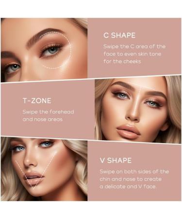 Liquid Highlighter Shimmer Highlighter Long Lasting Waterproof Highlighter Light Shining Highlighter for Face Cheekbones Body Bronzer Glitter - Buy Online on GoSupps.com