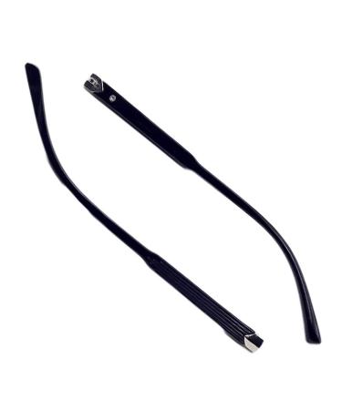 1 Pair Plastic Eyeglass Arms Glasses Replacement Temple Legs Black