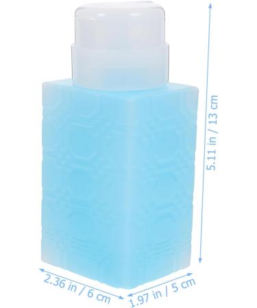WOFASHPURET Gel Nail Polish Nail Gel Polish Nail Polish Remover Dispenser Pump Dispenser Nail Polish Remover Pump Powder Pump Bottle Alcohol Dispenser Bottle Plastic Travel Manicure 6x5x13cm Blue - Buy Online on GoSupps.com