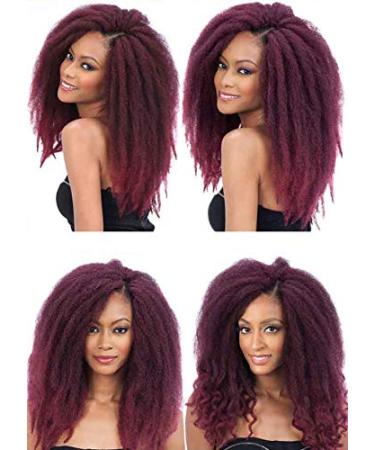 Freetress Equal Synthetic Cuban Twist Braid 16 - 16 Inch (Pack of 6) 1B - 6-Pack - Buy Online on GoSupps.com