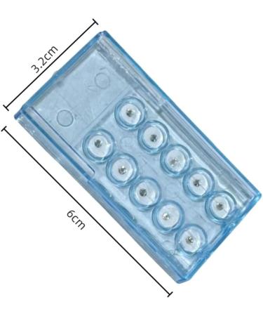 Angelkiss Tooth Gemstone - 10pcs 2mm Crystal Ornaments for Teeth & Nail Jewelry | White & Blue Tooth Jewelry Decoration - Buy Online on GoSupps.com