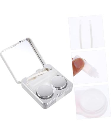 Solustre 8-Piece Quadratic Glasses Case Set | Stylish Protective Holders with Mirror Film Lens & Marble Design for Travel - Buy Online on GoSupps.com