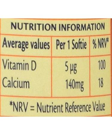 Haliborange Kids Calcium and Vitamin D Softies 30 - 30 Count Pack - Essential Daily Supplement for Children - Buy Online on GoSupps.com