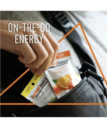 Energy Gummies with Plant-Based Caffeine - 225mg per Pouch | Long Lasting Elderberry Chews (30 Count - Buy Online on GoSupps.com