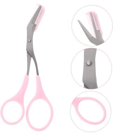 Beaupretty 4-Piece Eyebrow & Beard Trimmer Set - Scissors Combs & Facial Clippers | Pink Makeup Tools for Precision Grooming - Buy Online on GoSupps.com