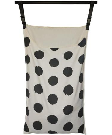 Adjustable Door Hanging Laundry Hamper Bag with Stainless Steel Hooks | Space-Saving Zippered Laundry Bag for Dirty Clothes - Buy Online on GoSupps.com