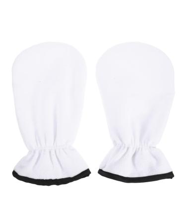 Ipetboom 1 Pair Maintenance Essential Oil Gloves Moisturizing Mitten Sliding Mitt Hot Warm Moisturizing Gloves Heat Preservation Gloves Bath Bag Blossoms Polyester 29.00X16.00X1.00CM