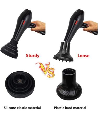 Collapsible Silicone Hair Diffuser for Curly & Natural Hair | Home & Travel Hairdryer Attachment - Buy Online on GoSupps.com