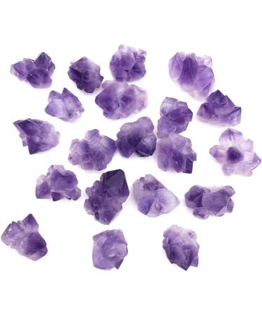 Room Decoration 100g Natural Purple Quartz Amethyst Cluster Specimen Lucky Stone Beautiful Crystal - Buy Online on GoSupps.com