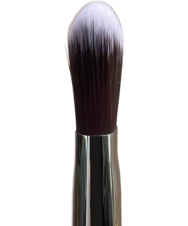 Nanshy Flat Foundation Brush - Precise Angled Make up Brush - Slanted Bronzer Blusher Liquid Foundation and Concealer Brush - (White/Chrome Full Size) - Buy Online on GoSupps.com