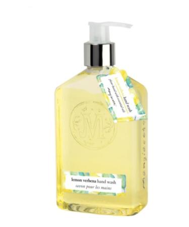 Mangiacotti Liquid Hand Soap Naturally Plant Based Hand-Wash with Vitamin E and Fragrant Essential Oils 12-Ounce Lemon Verbena Lemon 13 Fl Oz (Pack of 1)