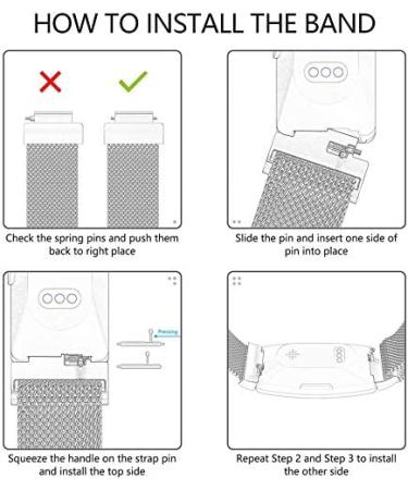 Leather Wrist Band Compatible with Inspire HR/Inspire/Inspire 2 - Black Strap for Men and Women - Buy Online on GoSupps.com