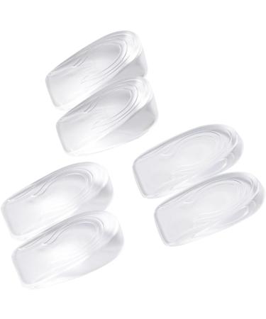 NOLITOY Gel Shoe Inserts - 9 Pairs Breathable Silicone Comfort Insoles for Heel Lift & Cushioning - Invisible Clear Insoles for All Shoes - Buy Online on GoSupps.com