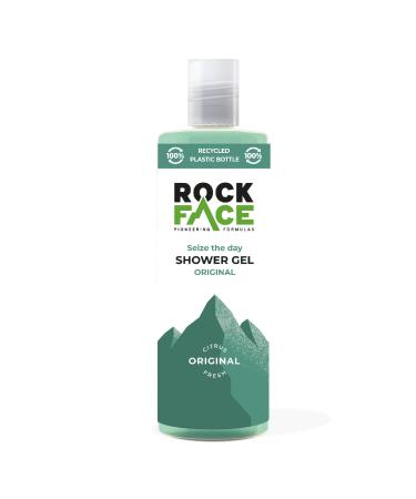 Rock Face Original Shower Gel 410ml | All in One Body Wash | Fresh Citrus Scent | Suitable for Hair and Body | Long-Lasting Scent 410 ml (Pack of 1)