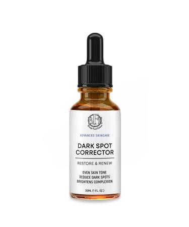 Anti Aging Dark Spot Corrector Serum - Visibly Fades and Reduces Skin Discoloration Associated from Dark Spots Sun Spots Age Spots Acne Scars Brown Spots Freckles for Man & Women.