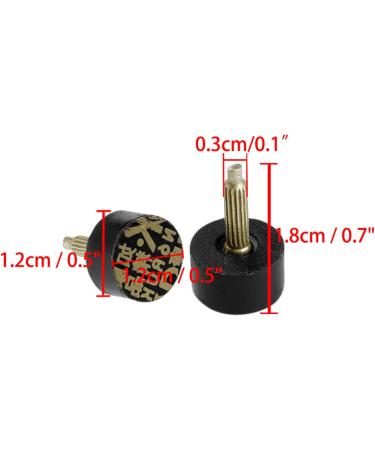 uxcell Women's Round Stiletto Tips - 10pcs 12mm Black Heel Replacement | Shoe Repair Accessories - Buy Online on GoSupps.com