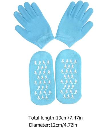 Minkissy 2 Sets Hand and Foot Care Set Skin Care Gloves Dry Skin Gloves Spa Socks Features Socks for Women Heel Socks Moisturizing Spa Gloves Miss Socks Vegetable Gel Cosmetic - Buy Online on GoSupps.com