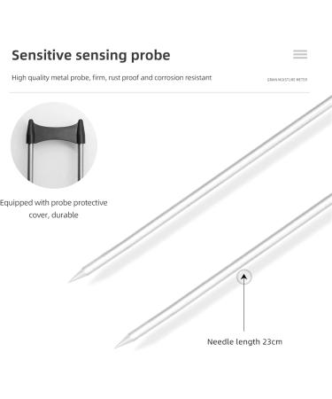 GM650 Grain Moisture Meter Hygrometer Digital Moisture Meter for Corn Wheat Rice Bean Barley Fodder Rapeseed Seed 14 Kinds 40% - Buy Online on GoSupps.com