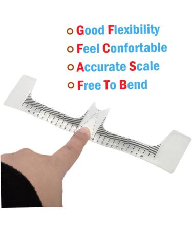 FRCOLOR 1pc Mask Flexible Eyebrow Measure Eyebrow Shaper Ruler Positioning Ruler Eyebrow Trimming - Buy Online on GoSupps.com