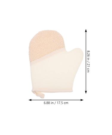 FRCOLOR Exfoliating Bath Gloves - 2pcs Scrub Mitts for Glowing Skin | Body Scrubber & Loofah Mitts for Optimal Exfoliation - Buy Online on GoSupps.com
