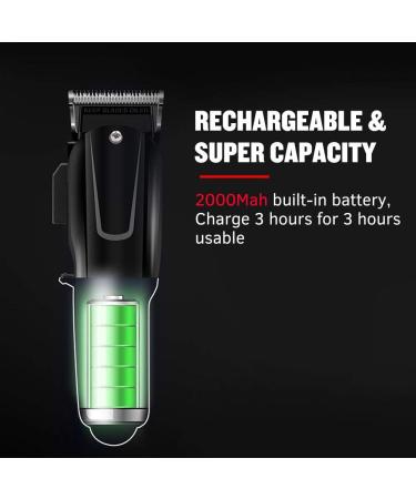 Hair Clipper Cordless Hair Clippers for Men Bluesa Maamlly Professional Waterproof Hair Beard Trimmer Rechargeable Led Display Hair Clippers - Buy Online on GoSupps.com