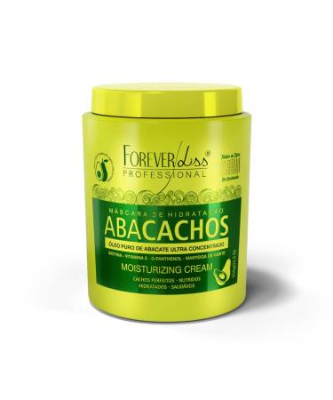 Forever Liss - Linha Abacachos - Mascara Hidratante Para Cacheadas 950 Gr - (Avocurls Collection - Moisturizing Mask For Curly Hair Net 33.51 Fl Oz)