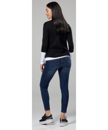Happy Mama Maternity Nursing Jumper Sweatshirt 348 Black & White - Size 8-10 | Women's Boutique - Buy Online on GoSupps.com