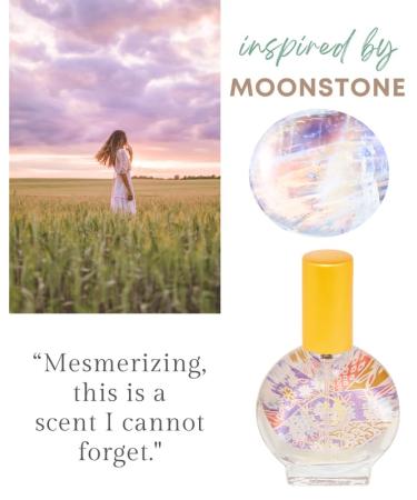 Moonstone Organic Mini Perfume Spray by Sage- 1/2 oz Vegan & Cruelty-Free Floral Scent Gardenia Paperwhites Stargazer Lily Moonstone 1/2 oz Mini Eau de Toilette Spray - Buy Online on GoSupps.com