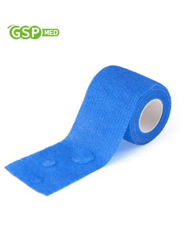GSPCARE Mix Size Super Elastic Bandages for Vet Wrap & Sports - 4 Piece Assortment (Blue) - Buy Online on GoSupps.com