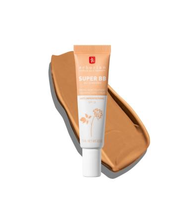 Erborian - Super BB Cream with Ginseng - High Coverage Tinted Face Care Anti-Imperfections - Corrector and Complexion Perfector - SPF 20 Sun Protection - Korean Cosmetics Dor 15 ml - Buy Online on GoSupps.com