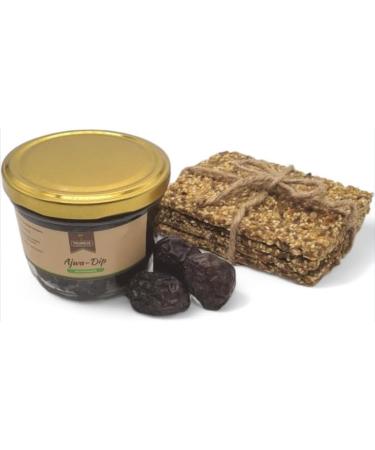 YOUNILIA - The Golden Date Palm Ajwa Dip - Creamy spread made with real Ajwa dates - 200 g - Buy Online on GoSupps.com