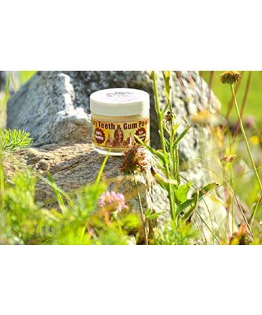 Organic Tooth Powder for Gum Disease & Recession | Happy Teeth & Gum Powder with Peppermint for Gingivitis, Plaque, Sensitivity, Bad Breath | Whitening & Anti-Cavity Formula - Buy Online on GoSupps.com